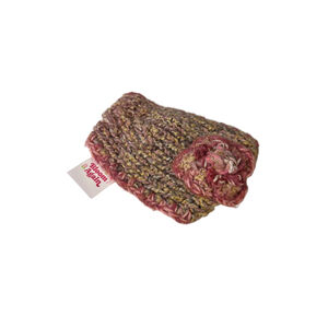 Women's Unbranded Knit Headband One Size Pink Brown